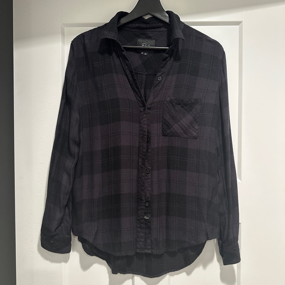 RAILS - Black Soft feel button down shirt